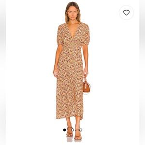 FAITHFULL THE BRAND - Bellavista Midi Dress in La Gomera Floral Print